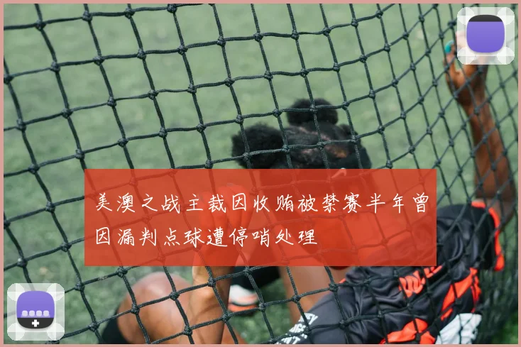 美澳之战主裁因收贿被禁赛半年曾因漏判点球遭停哨处理
